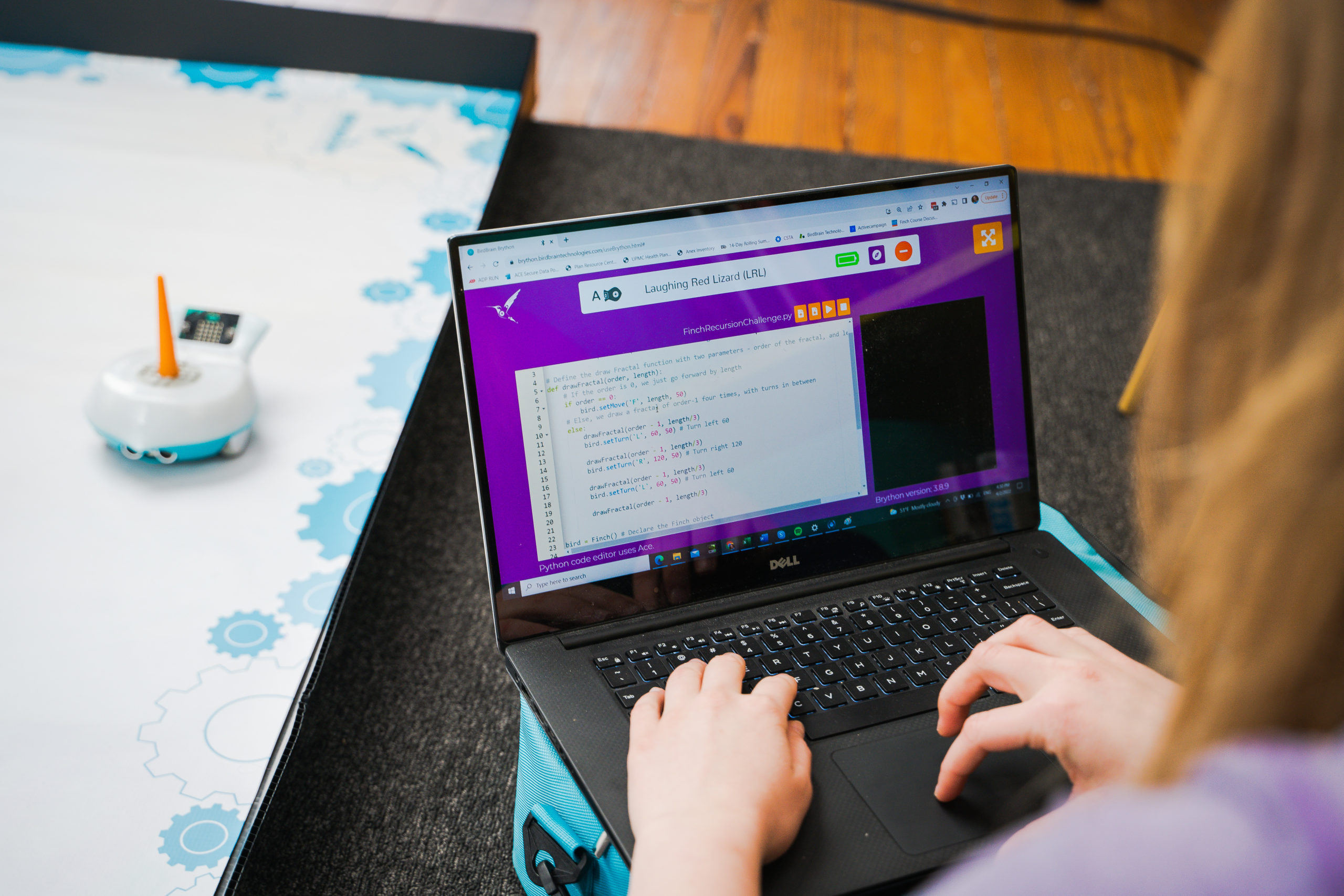 Finch robot designed for classrooms