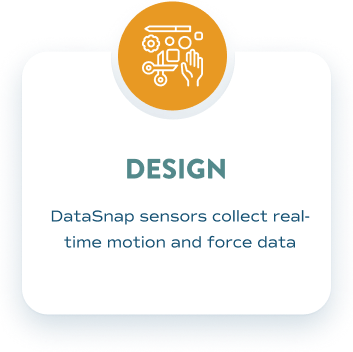 DESIGN — DataSnap sensors collect real-time motion and force data.