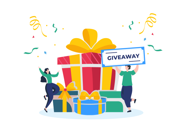 Giveaway prize illustration